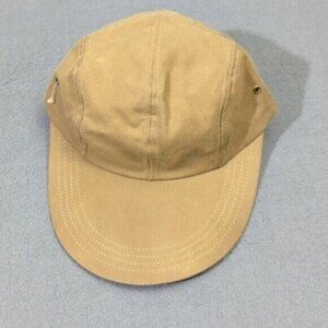 Filson VTG Hat Adult M Brown Waxed Canvas Tin Cloth Long Wide Duck Bill USA New